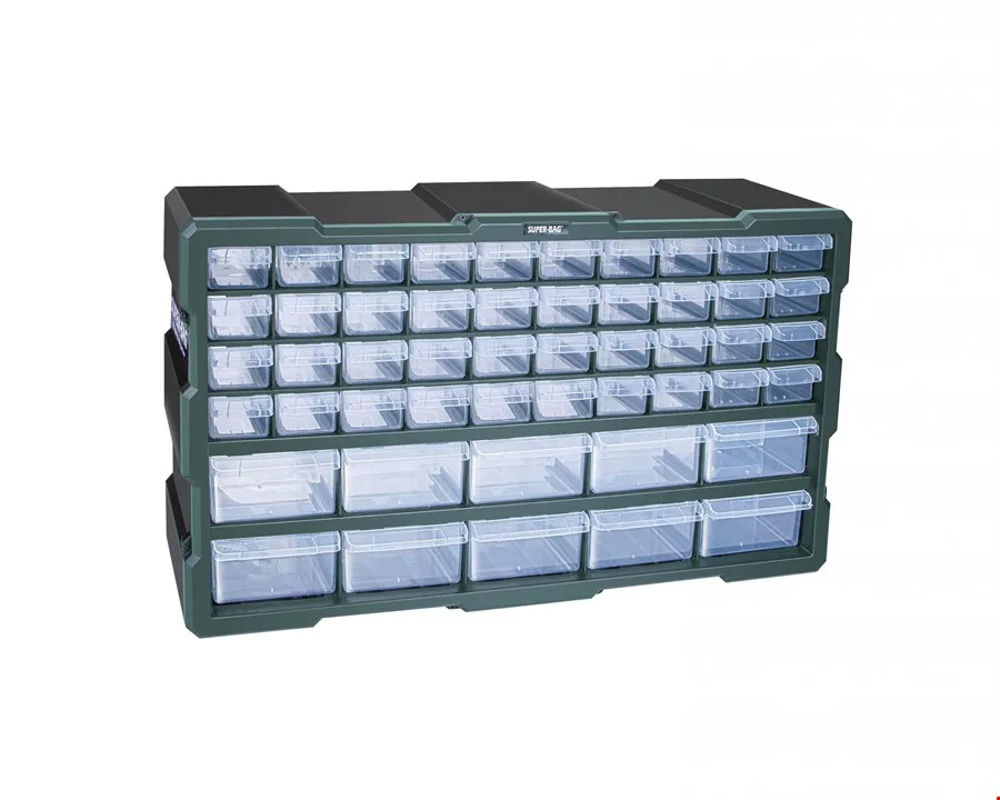 Super Bag ASR-6016 Mega Monoblok Çekmece Seti 50'Li