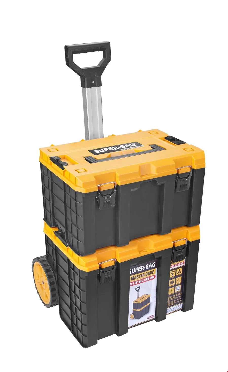 Super Bag ASR-6035 L-M Master Case Tekerlekli 2'li Set