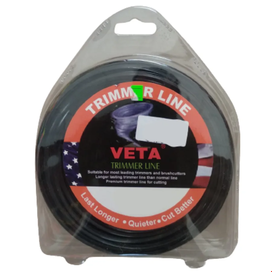 Veta Tırpan Misina 3.3*41 Dört Köşe Siyah