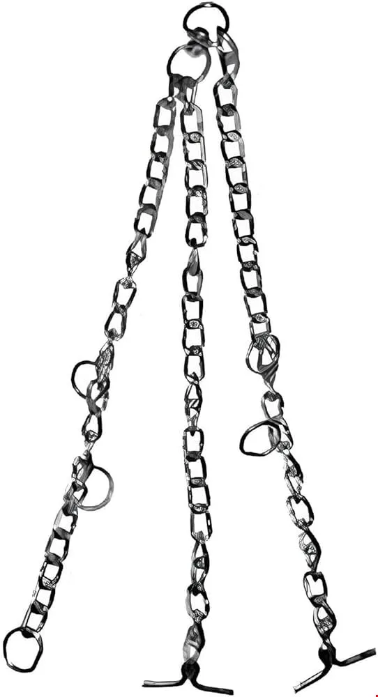 Ymn Besi Zinciri 75x100 5mm Bükülü - 3 halkalı