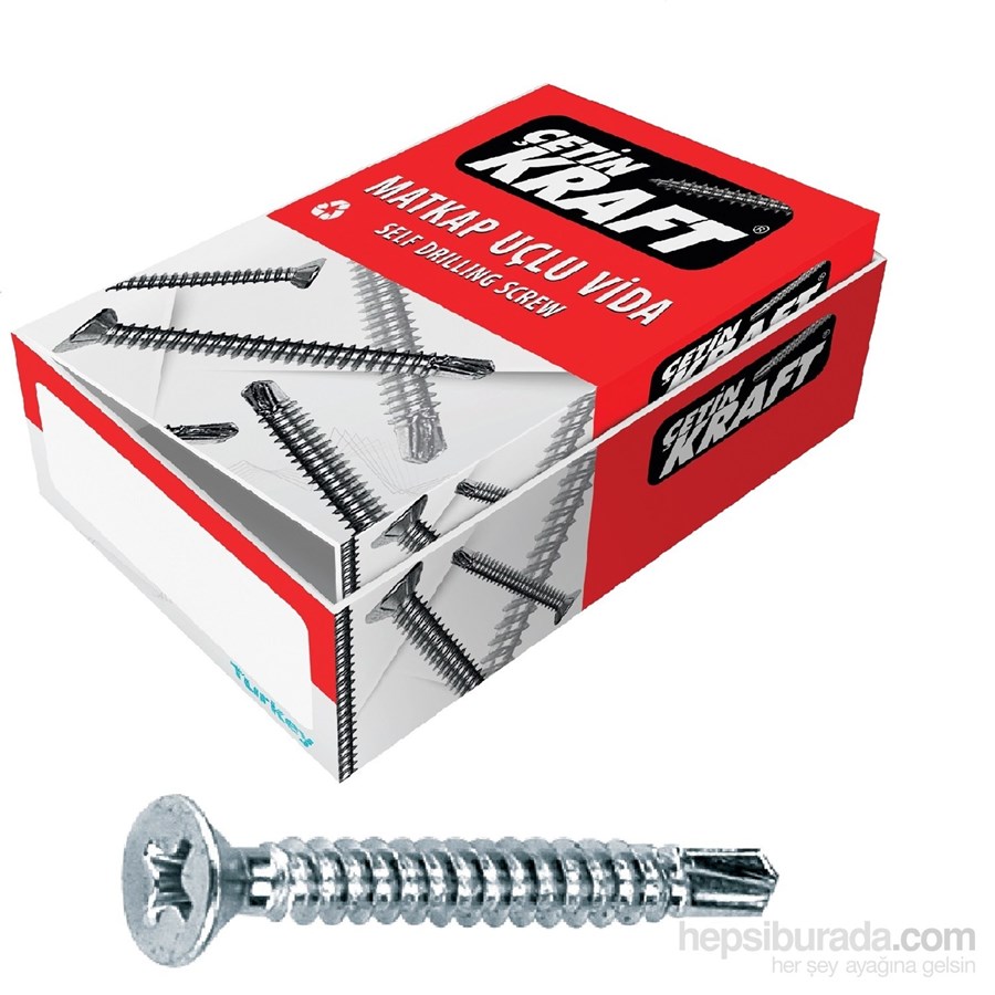 KRAFT 4.8*38 YHB MATKAPUÇLU VİDA (500adet)