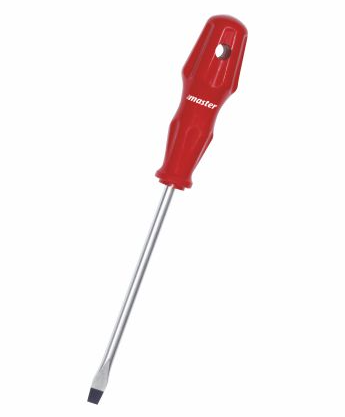 MASTER DÜZ TORNAVİDA KIRMIZI 6 x 150