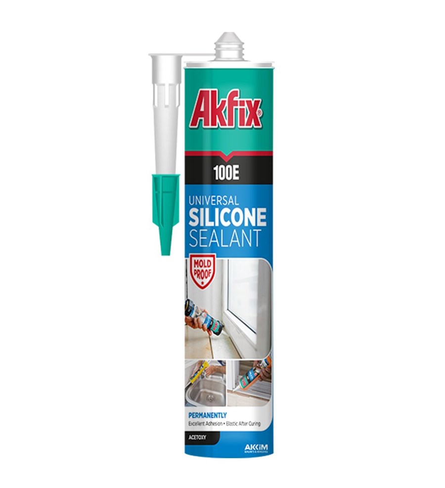 Akfix SA042 Silikon 280ml Beyaz 100E