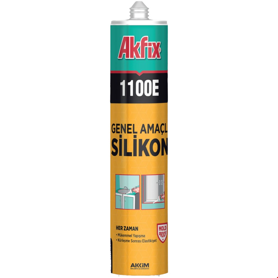 Akfix SA145 Silikon 280gr Gri(YENİ) 1100E