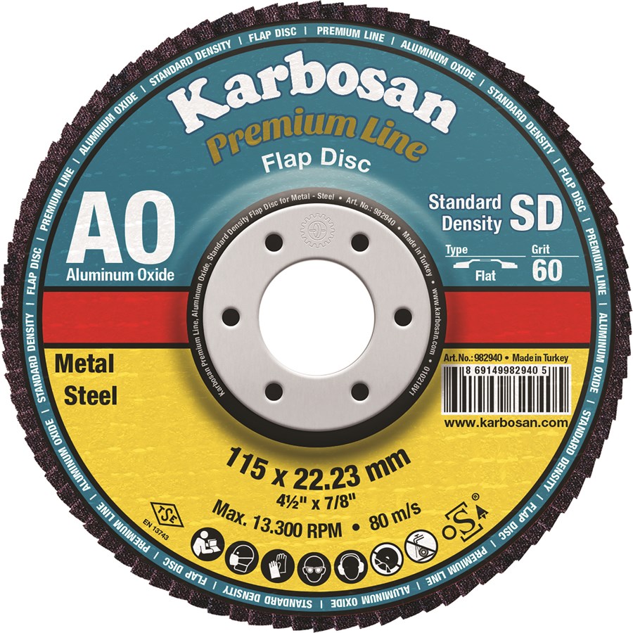 Karbosan Prmiumline Flap Disk AO 115x40 /982970