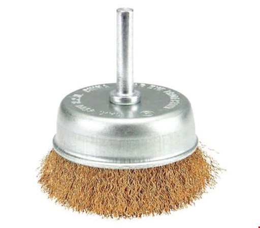 Meşem 4043 Pimli Dairesel Çelik Fırça 175mm