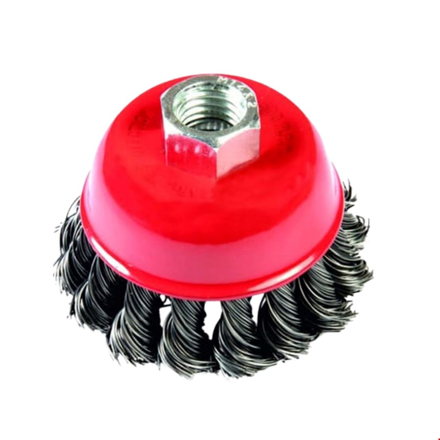 Novax Çanak Fırça Burgulu 80mm