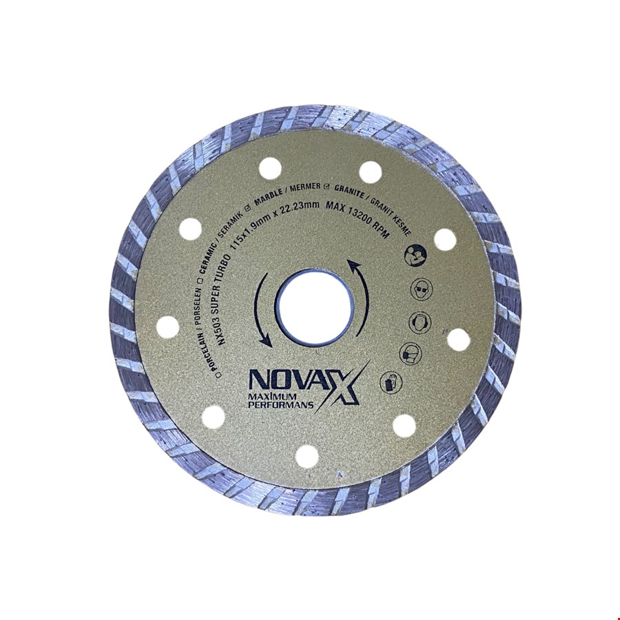 Novax Nx504 Turbo Elmas Kesici 180 mm
