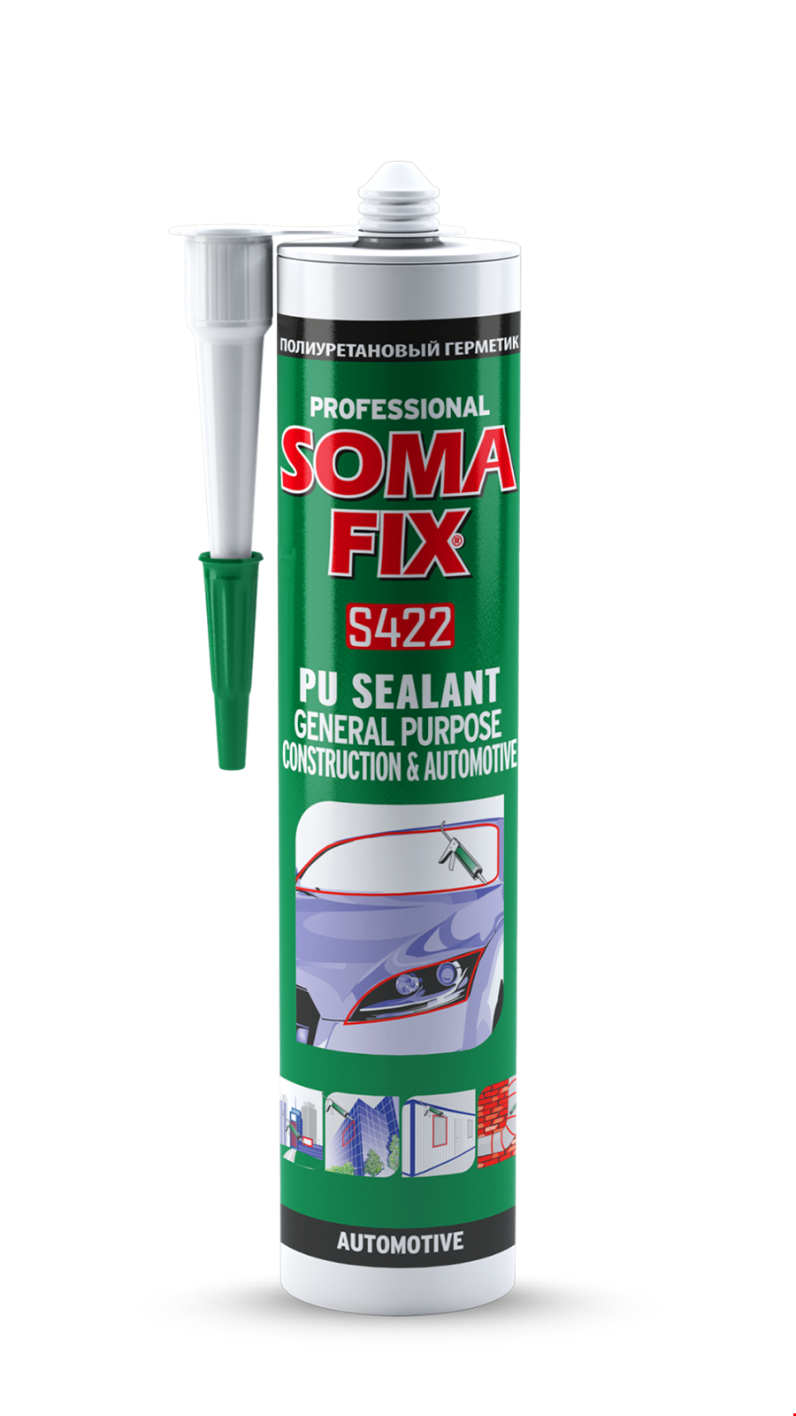 Somafix Pu Mastik Kırmızı